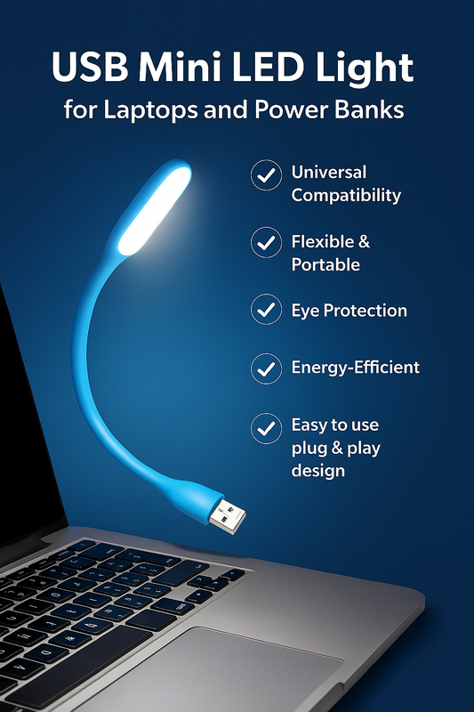 USB Mini LED Light for Laptops and Power Banks