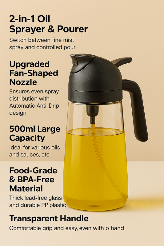 Olive Oil Sprayer and Oiler/ dispenser